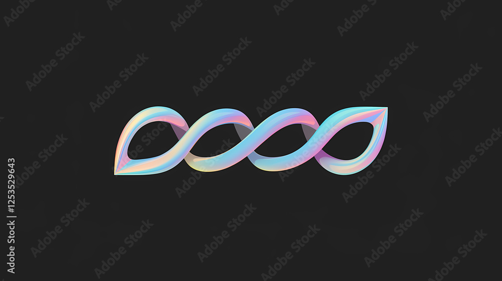 Poster colorful swirling waves of light dance in a mesmerizing pattern against a dark background, creating 