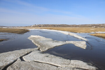 Winter Saskatchewan Scenery with animals, frost, fog, abandoned places, churches and more.