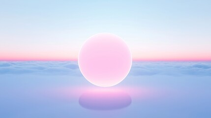 Phantom Horizon, an endless expanse of glowing mist envelops the landscape, creating a surreal blend of earth and sky, inviting contemplation and wonder.