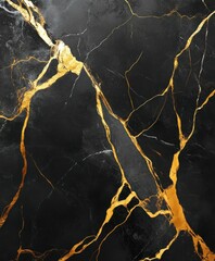 Elegant black and gold marble texture for luxury design