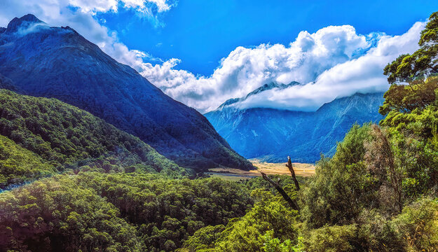 Gillespie Pass Circuit in Mount Aspiring national park, New Zealand