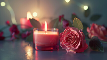 Elegant Rose-Infused Luxury Candles for Your Home