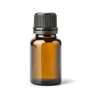 brown glass bottle for essential oils, perfect for aromatherapy use