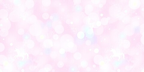 Unicorn Silhouettes on Enchanting Pastel Nursery Backdrops