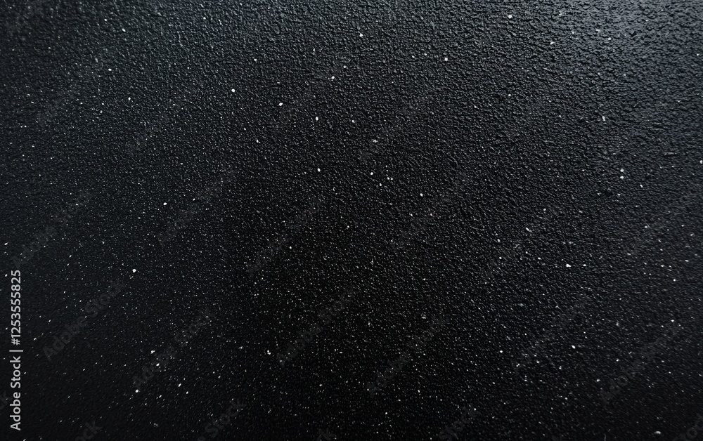 Poster dark textured black surface with water droplets and sparkling effect creating a polished and elegant