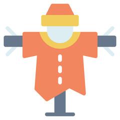 Colorful Scarecrow for Garden Protection