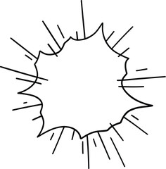 Crayon speech bubble children icon. Round, cloud and star frame for text. Chalk texture dialog speech balloon. Crayon bubble for talk and children comic design. Vector illustration on white background