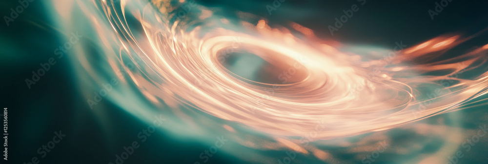 Poster Dynamic swirling lines create an energetic abstract design for modern banners