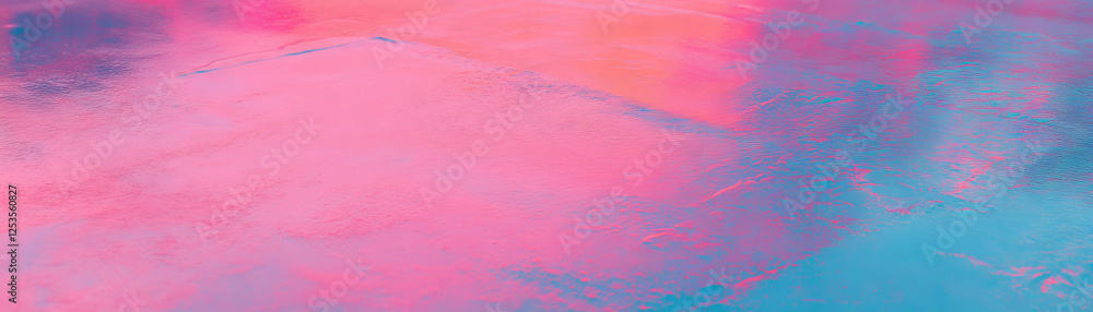 Poster unique acid stained concrete with vibrant mottled colors and patterns for creative applications