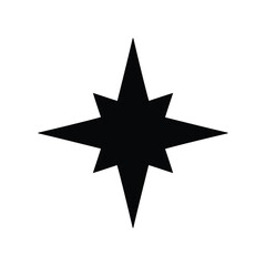 Star Shape Vector – Icon of Star in Simple Flat Design