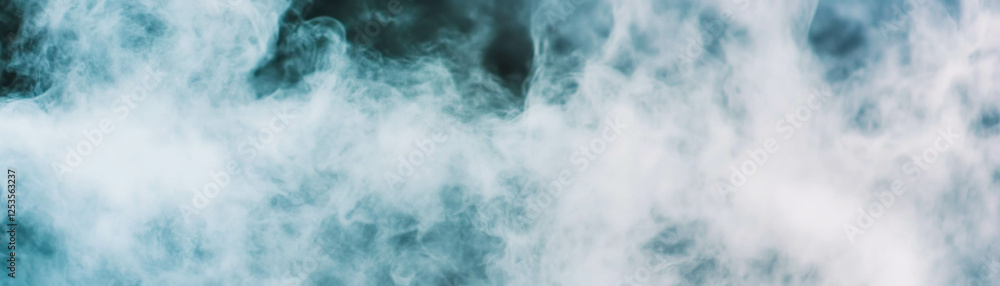 Poster Soft blurred texture of clouds creating a bright and airy background for various designs