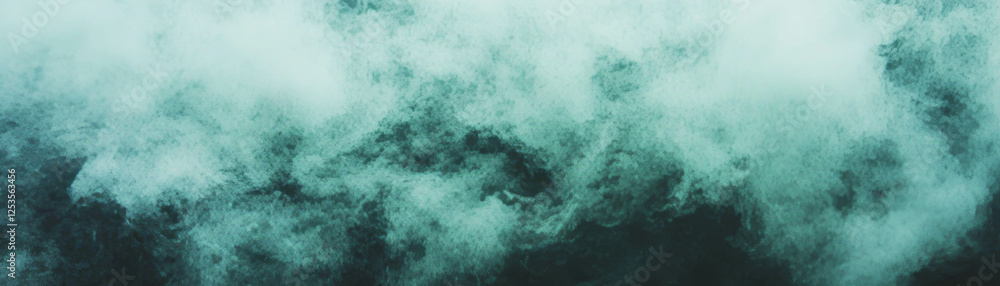 Aufkleber Soft gray and white fog texture creating a tranquil and hazy background for designs
