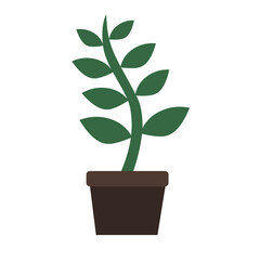 Potted Green Plant Icon