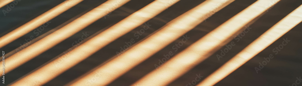 Aufkleber dynamic shadows create intriguing patterns on corrugated cardboard surface