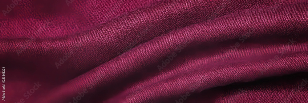 Aufkleber dark maroon cotton fabric with a soft brushed texture on bright background for textile design