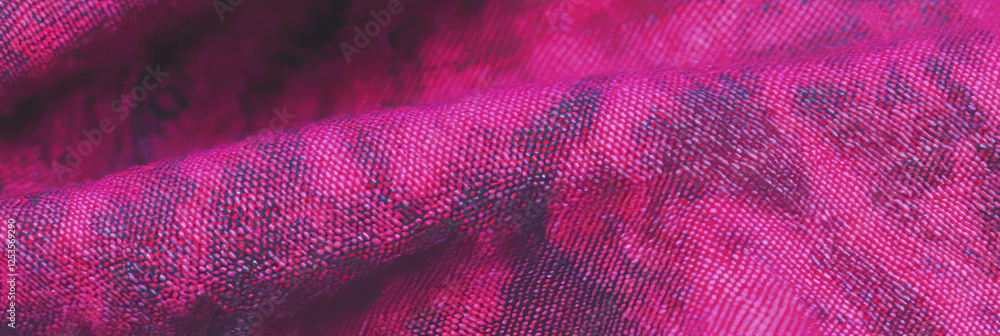 Poster deep magenta cotton fabric showcasing a soft brushed texture ideal for creative projects