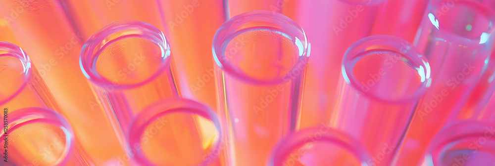 Poster Droplets in a grid pattern create vibrant visual appeal on a bright background