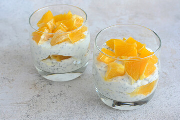 Chia Seed Pudding with Oranges