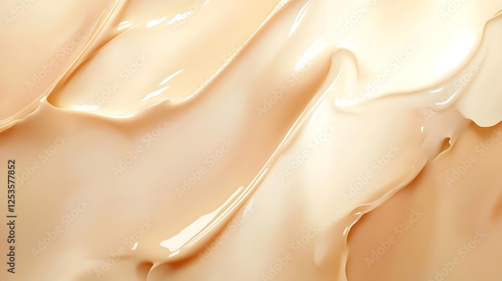 Aufkleber elegant and sophisticated textured background with a smooth creamy appearance in soft beige tones id