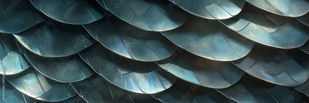 Poster hand-drawn snake skin with overlapping rounded scales and subtle shading for background design