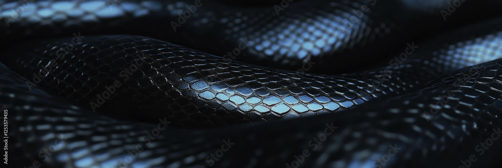 Poster hand-drawn snake skin design featuring geometric patterns for creative backgrounds
