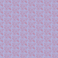 seamless pattern with flowers