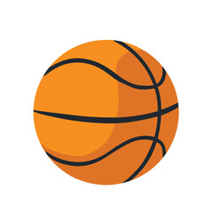 Fototapeta premium colored basketball game symbol, hand drawn vector illustration