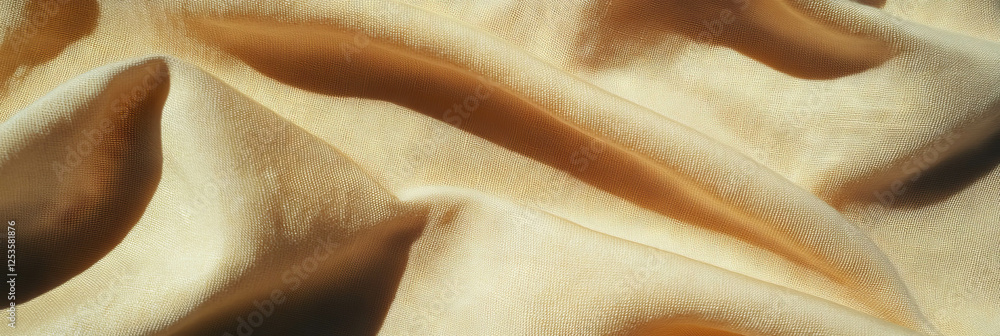 Poster delicate light beige cotton fabric with a calico weave, ideal for various textile projects