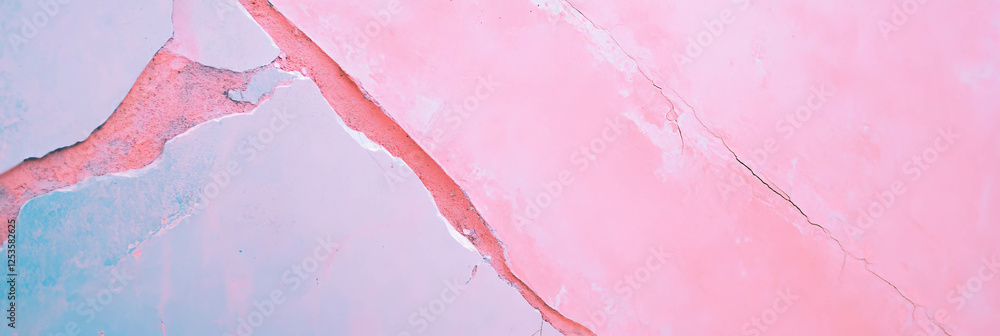 Poster light pink cement wall texture with a smooth finish on a bright background