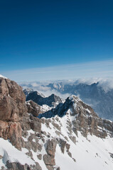 Obraz premium wetterstein mountains landscape Germany Zugspitze