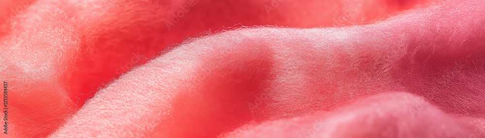 Aufkleber macro texture of felt highlighting dense fibers against a bright background for design use