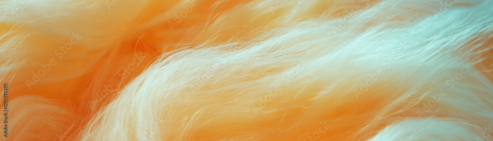 Aufkleber Macro texture of soft microfiber fibers on a bright background for design use