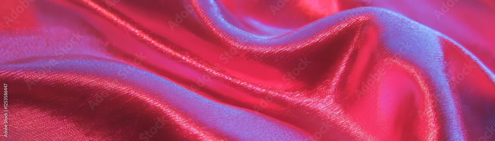Poster macro texture showcasing soft velvet fabric with rich colors and smooth pile