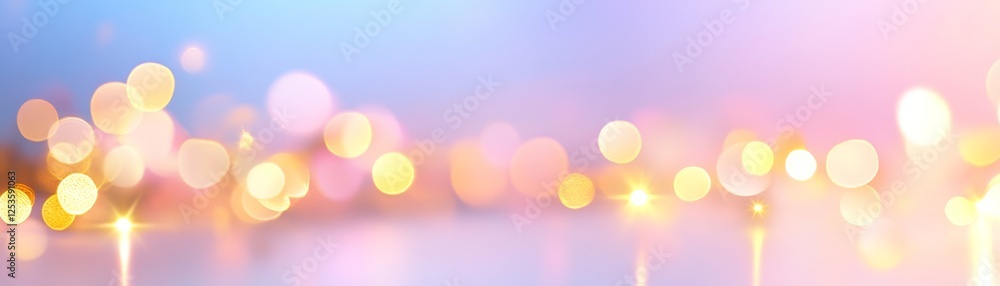 Poster abstract bokeh lights, a captivating display of light and blur