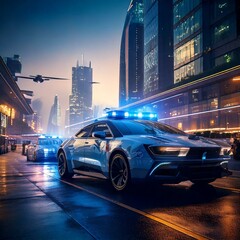 Generated image
En 20 años, la policía vendrá a la escena del crimen. Hay un coche de policía y un helicóptero en el cielo.