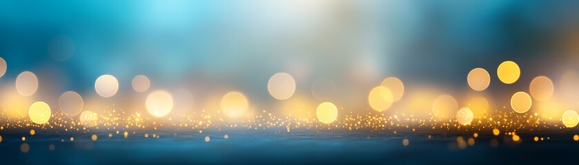 Abstract background with colorful bokeh lights, a festive and vibrant atmosphere for holiday celebrations