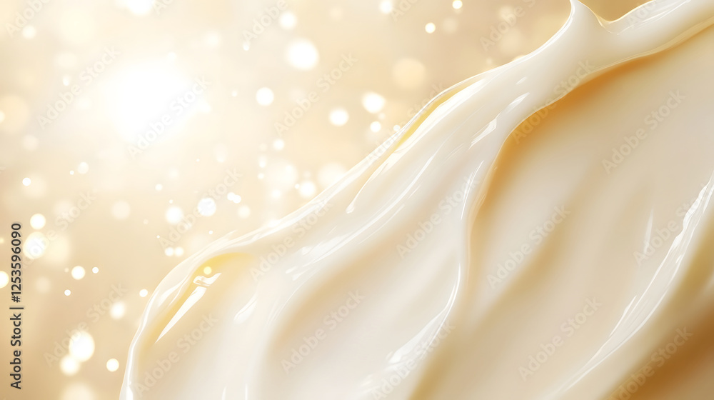 Poster mesmerizing ethereal swirls of soft shimmering light and delicate glittering particles creating a ca