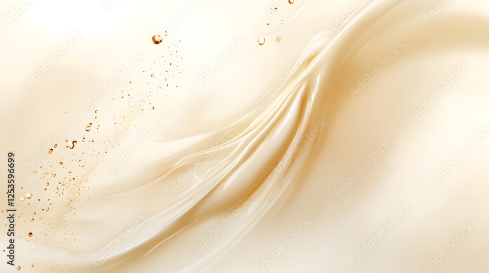 Poster mesmerizing swirling abstract art texture with shimmering ethereal waves and captivating fluid dynam