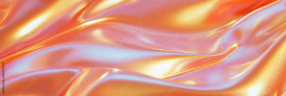 Poster venetian plaster with pearlescent sheen creating soft glow against bright background