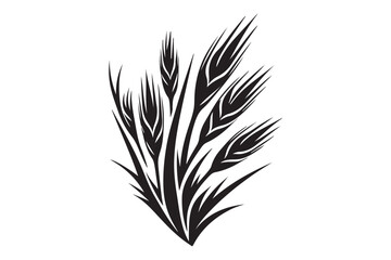 Grass silhouette vector