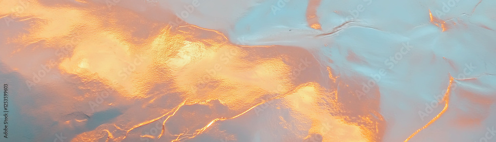 Poster venetian plaster with rough texture illuminated by dramatic light