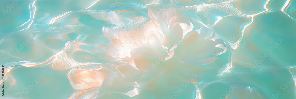 Poster Bright Venetian plaster with subtle patterns and textures suitable for a creative backdrop