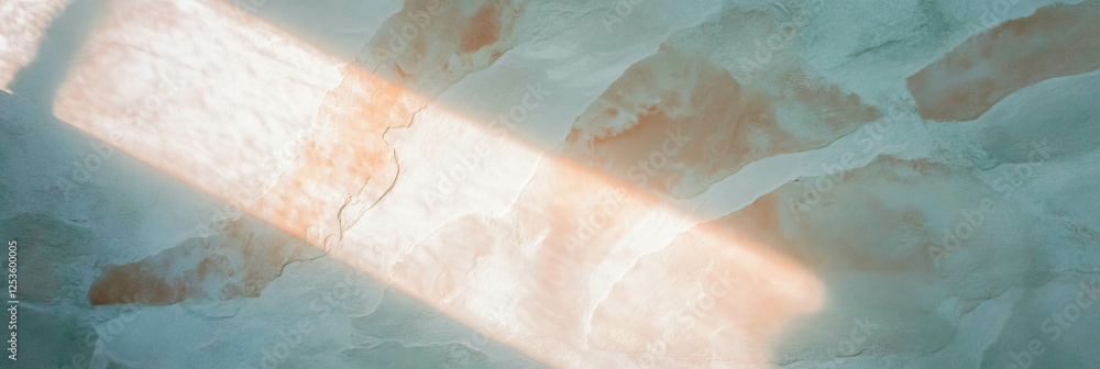 Poster venetian plaster exhibiting intricate patterns with beautiful light effects in soft tones