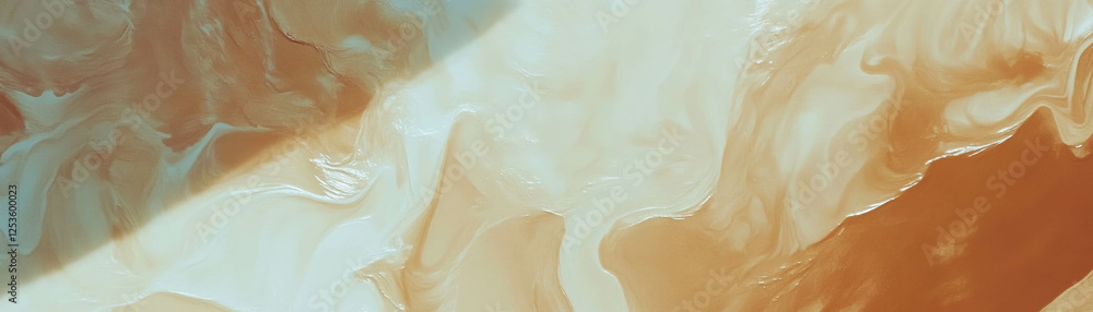 Poster Venetian plaster featuring subtle patterns and textured effects for a bright background
