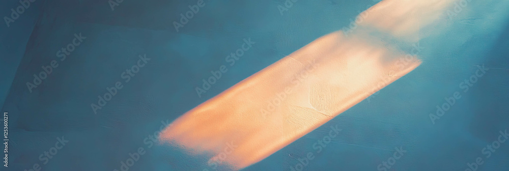 Aufkleber Subtle texture and pattern create depth in Venetian plaster with natural light effects