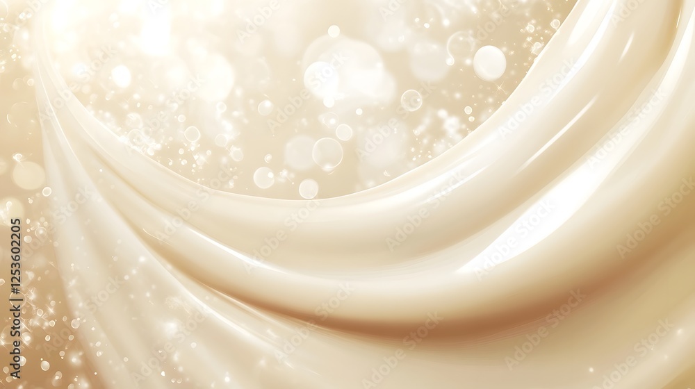 Leinwandbilder soft ethereal and luminous abstract texture featuring a gentle flowing design with shimmering golden
