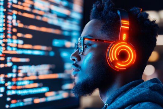 A coding tutor mentoring a student in programming languages like Python and Java