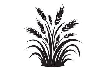 Grass silhouette vector