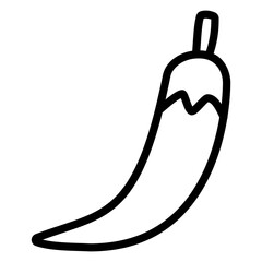 chili icon illustration