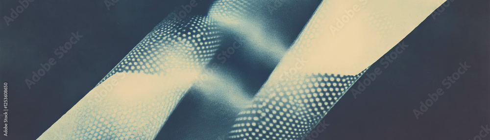 Poster fragmented diamond with halftone texture on a grunge background illustrating unique design